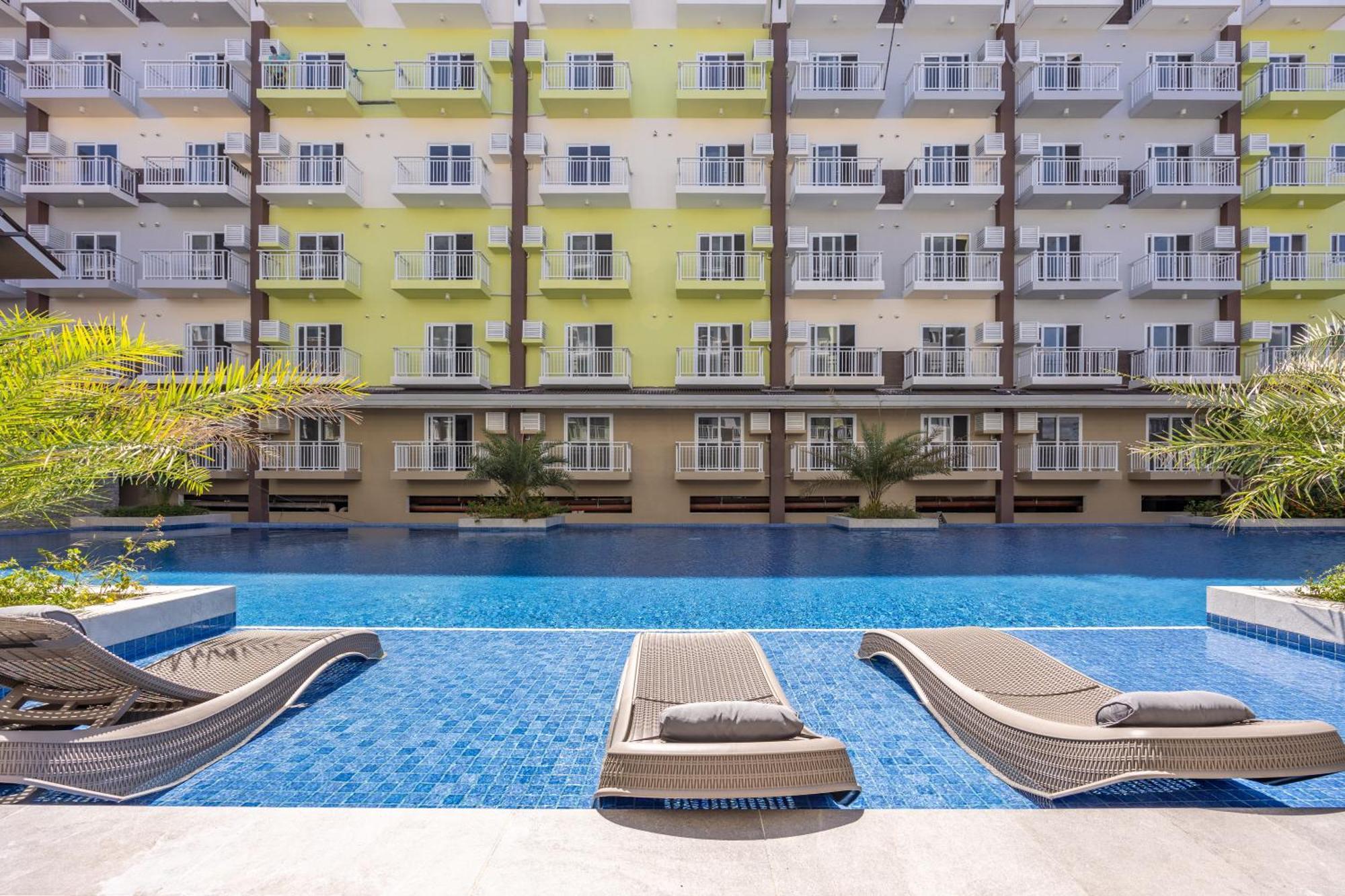 Amani 133,3 Minutes To Airport,With Gym & Pool,Fast Wi-Fi, Free Netflix Apartment Lapu-Lapu City Bagian luar foto